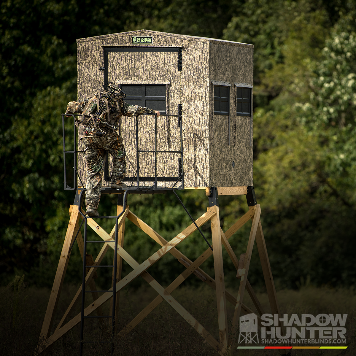 Shadow shop hunter blinds