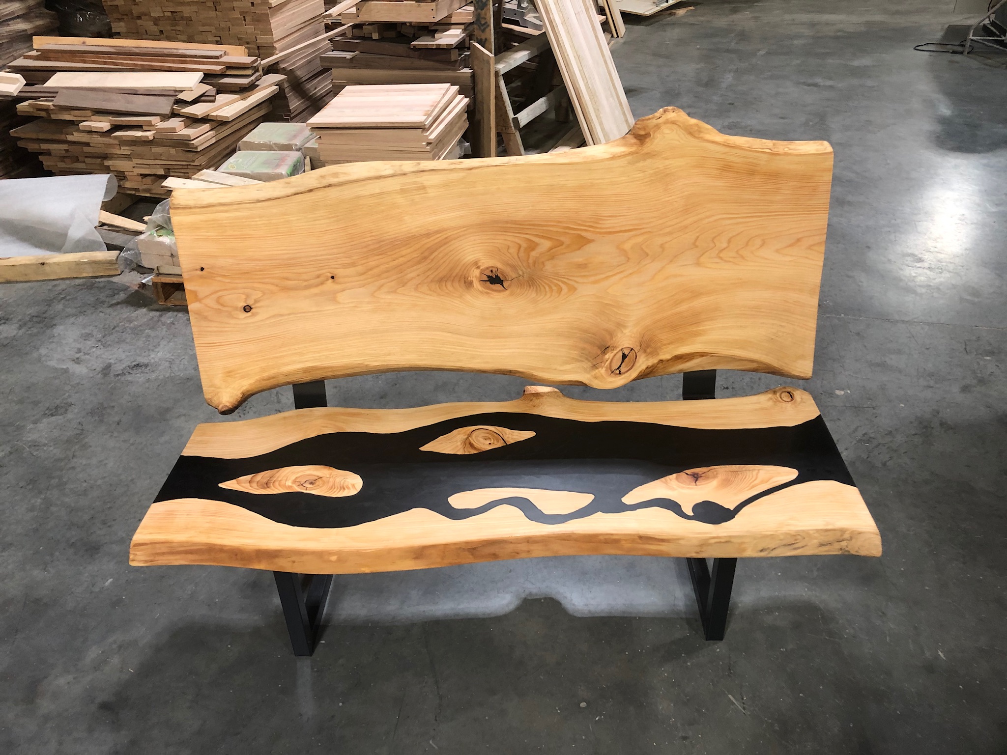 Epoxy Hemlock Bench Wilson Quality Millwork